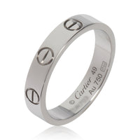 White Gold  Small Model Love Ring