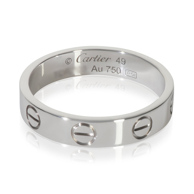 White Gold  Small Model Love Ring