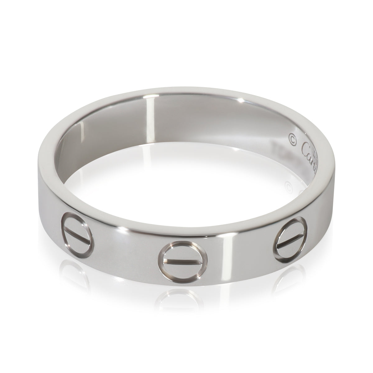 White Gold  Small Model Love Ring