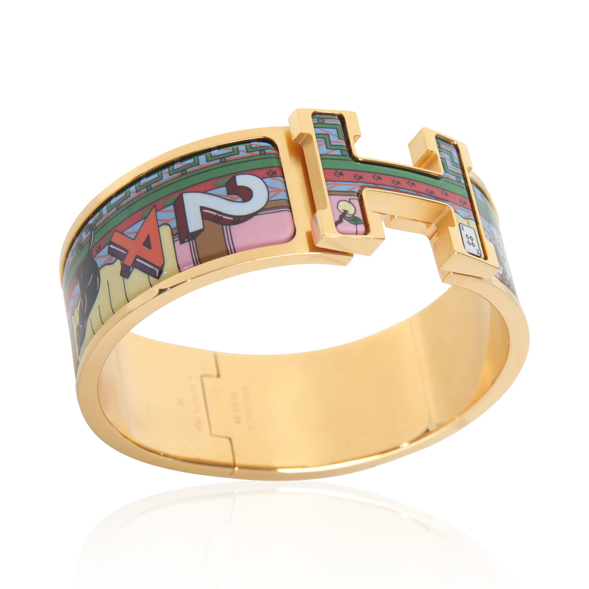 Gold-Plated  Clic Clac In Mystere au 24 Bracelet