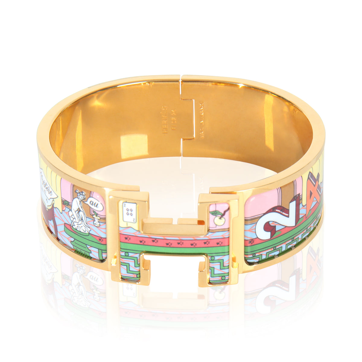 Gold-Plated  Clic Clac In Mystere au 24 Bracelet