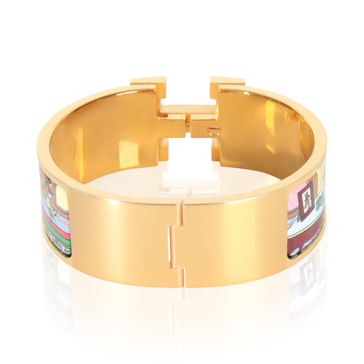 Gold-Plated  Clic Clac In Mystere au 24 Bracelet
