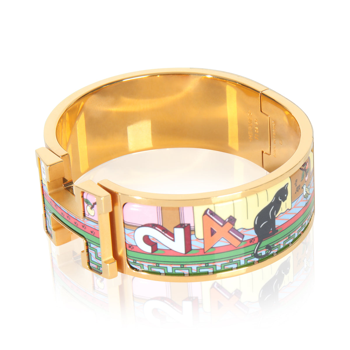 Gold-Plated  Clic Clac In Mystere au 24 Bracelet
