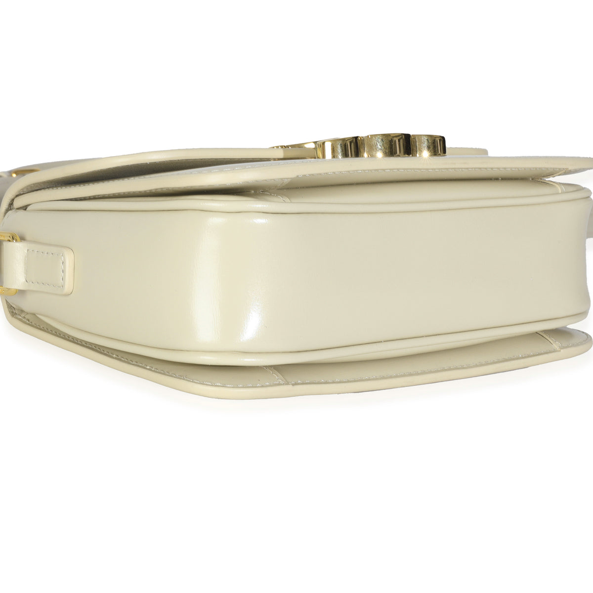 Light Stone Shiny Calfskin Classique Triomphe Bag