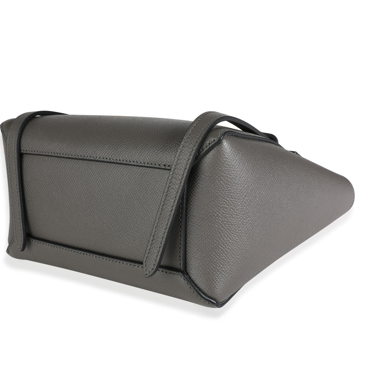 Celine Grey Grained Calfskin Nano Belt Bag Handbag box