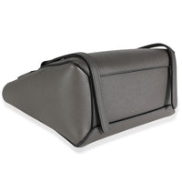 Celine Grey Grained Calfskin Nano Belt Bag Handbag clasp
