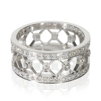 Tiffany & Co. Platinum Diamond Voile Ring bv