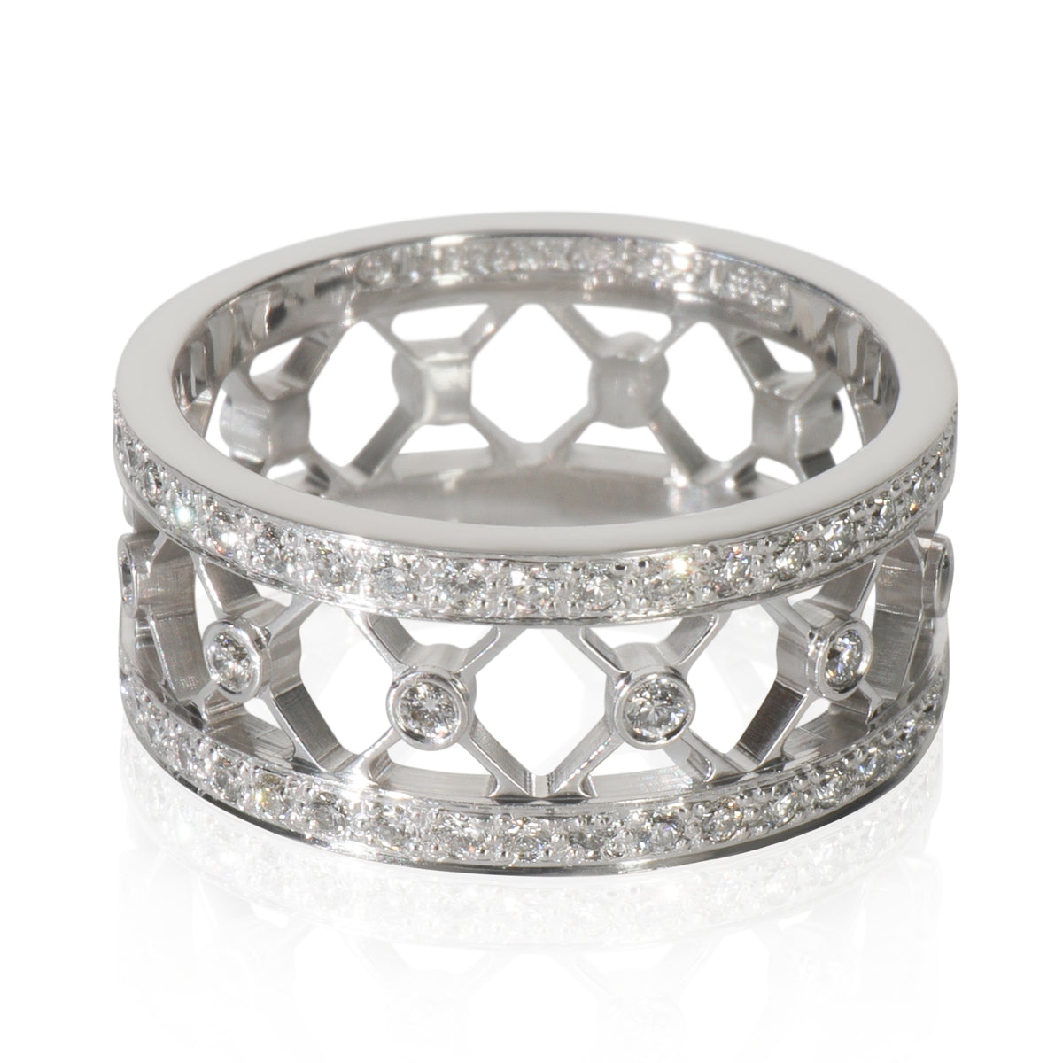 Tiffany & Co. Platinum Diamond Voile Ring pv