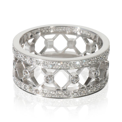 Tiffany & Co. Platinum Diamond Voile Ring fv