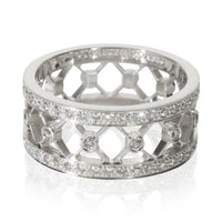 Tiffany & Co. Platinum Diamond Voile Ring fv