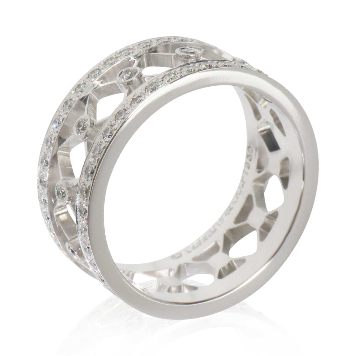 Platinum Diamond Voile Ring