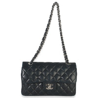 Chanel Black Quilted Lambskin Small Classic Double Flap Bag Handbag av