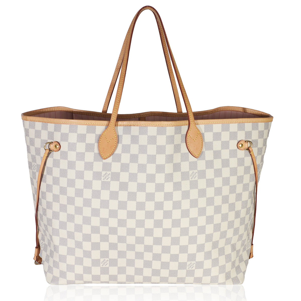 Rose Ballerine Damier Azur Canvas Neverfull GM