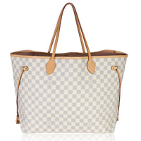 Rose Ballerine Damier Azur Canvas Neverfull GM