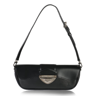 Black Epi Montaigne Clutch