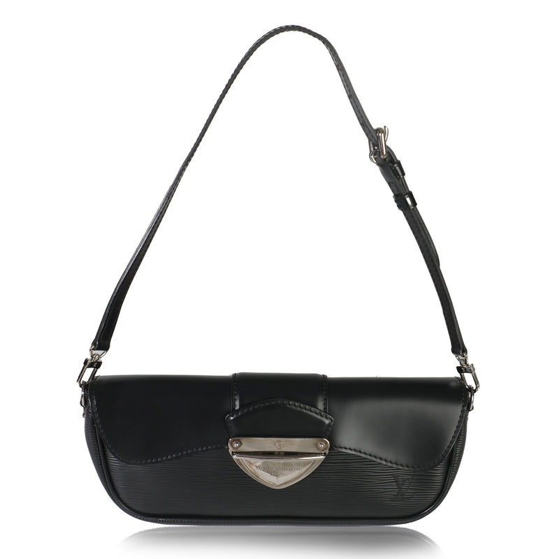 Black Epi Montaigne Clutch