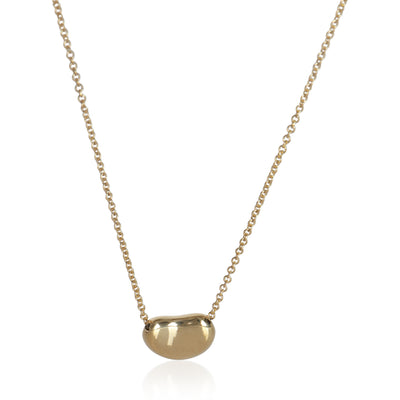 Tiffany & Co. Yellow Gold  Elsa Peretti Vintage 11mm Bean Pendant fv