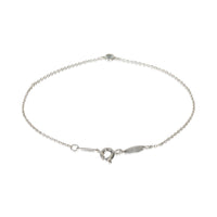 Sterling Silver Aquamarine Elsa Peretti Color By The Yard Bracelet