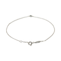 Sterling Silver Aquamarine Elsa Peretti Color By The Yard Bracelet