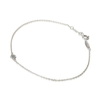 Sterling Silver Aquamarine Elsa Peretti Color By The Yard Bracelet