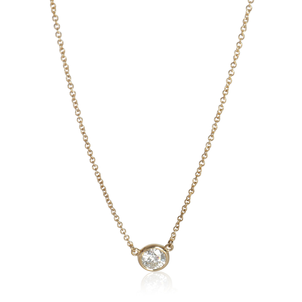 Yellow Gold Diamond Elsa Peretti Diamond By The Yard Pendant