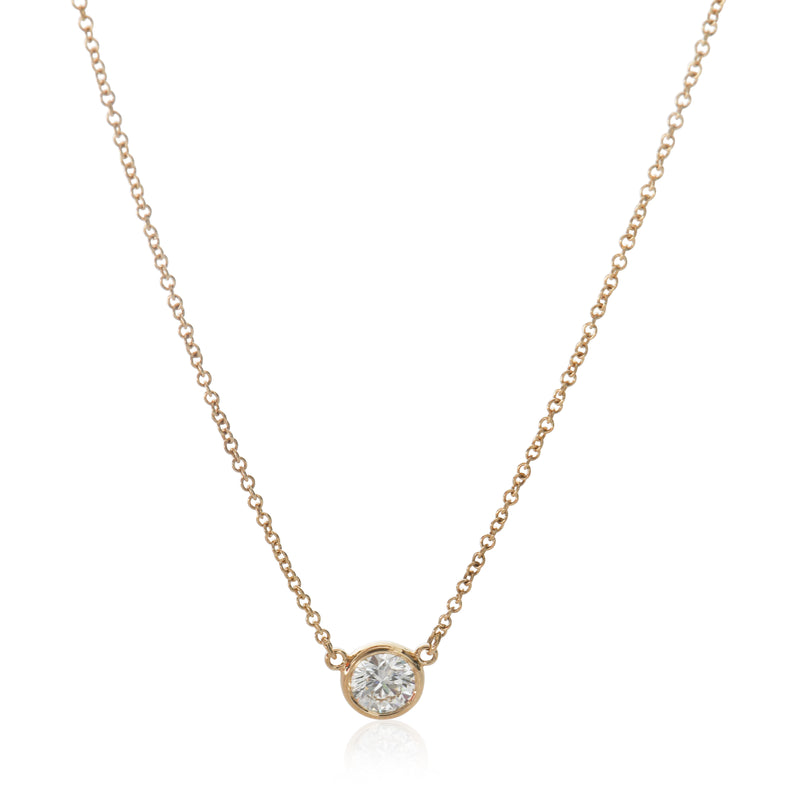 Yellow Gold Diamond Elsa Peretti Diamond By The Yard Pendant