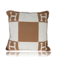 Ecru Camel Wool Cashmere Avalon Pillow S