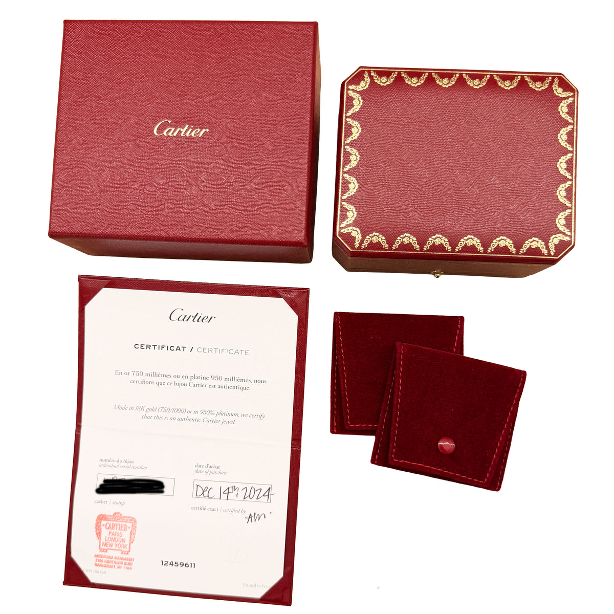 Yellow Gold  Large Model Love Hoop Earrings