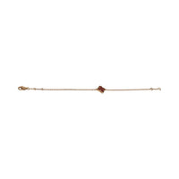 Rose Gold Carnelian Sweet Alhambra Bracelet