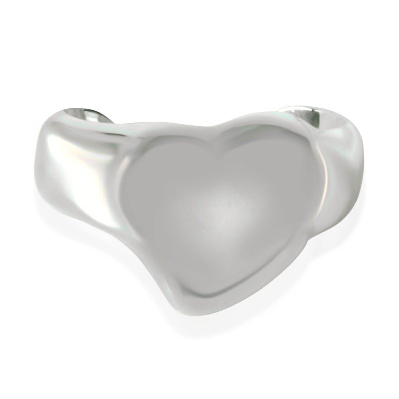 Sterling Silver  Elsa Peretti Full Heart Bracelet