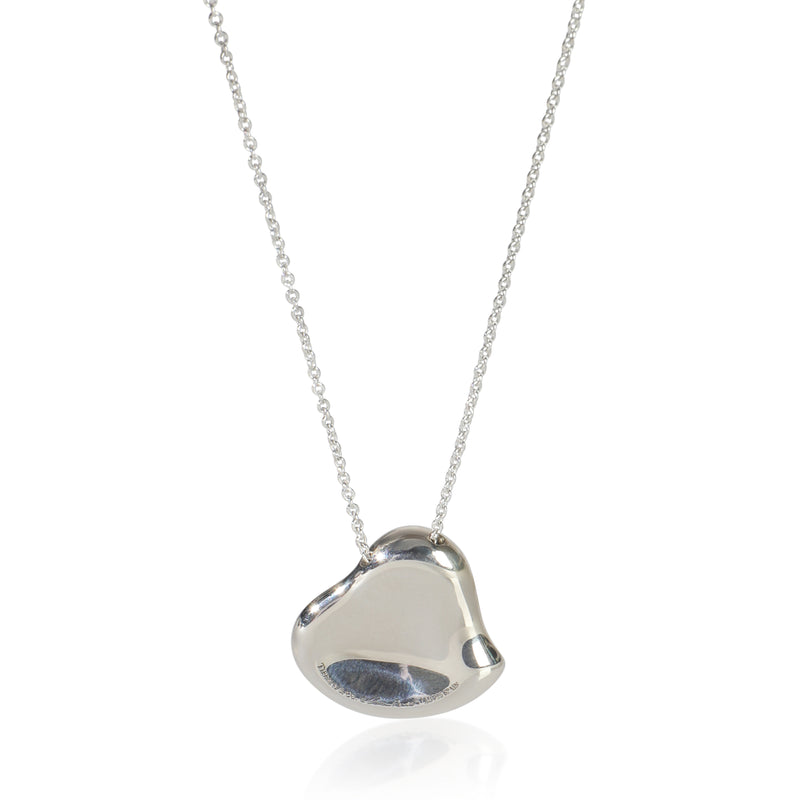 Sterling Silver  Elsa Peretti Full Heart Pendant