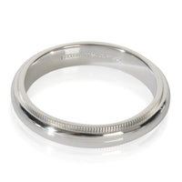 Tiffany & Co. Platinum  Tiffany Together 4mm Milgrain Band fv