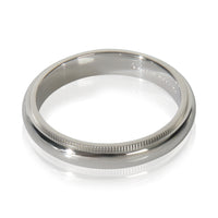 Tiffany & Co. Platinum  Tiffany Together 4mm Milgrain Band sv