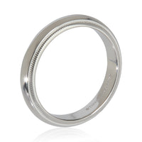 Tiffany & Co. Platinum  Tiffany Together 4mm Milgrain Band av