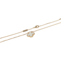 Yellow Gold Mother Of Pearl Vintage Alhambra Pendant