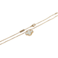 Yellow Gold Mother Of Pearl Vintage Alhambra Pendant