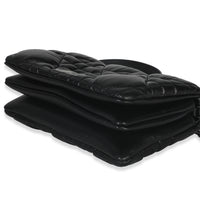 Christian Dior Black Puffy Calfskin Macrocannage Mini Caro Bag Handbag box