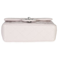 Chanel Violet Clair Quilted Lambskin Rectangle Mini Flap Handbag stamp