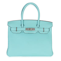 Bleu Atoll Togo Birkin 30 PHW
