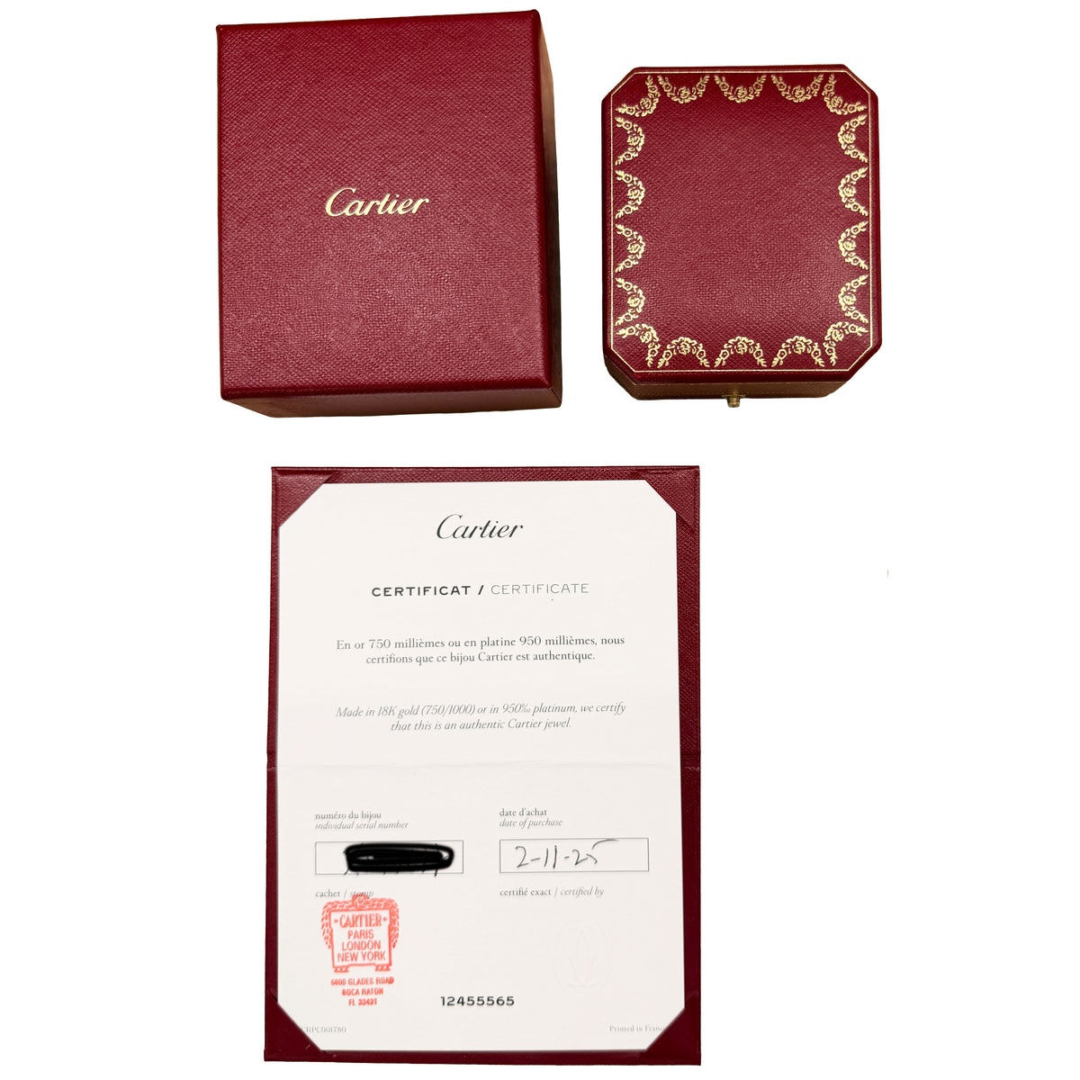 3-Tone Gold  Classic Trinity Hoop Earrings