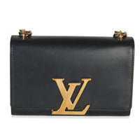 Black Calfskin Louise Clutch MM