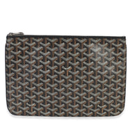 Black Goyardine Canvas Senat MM