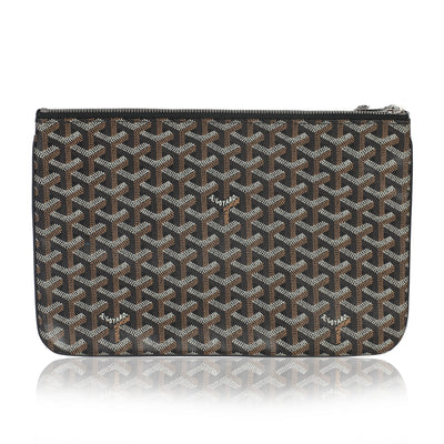 Black Goyardine Canvas Senat MM