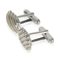 Yellow Gold & Sterling Silver  Vintage Cufflinks