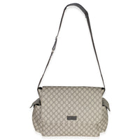 Beige GG Supreme Canvas Diaper Bag