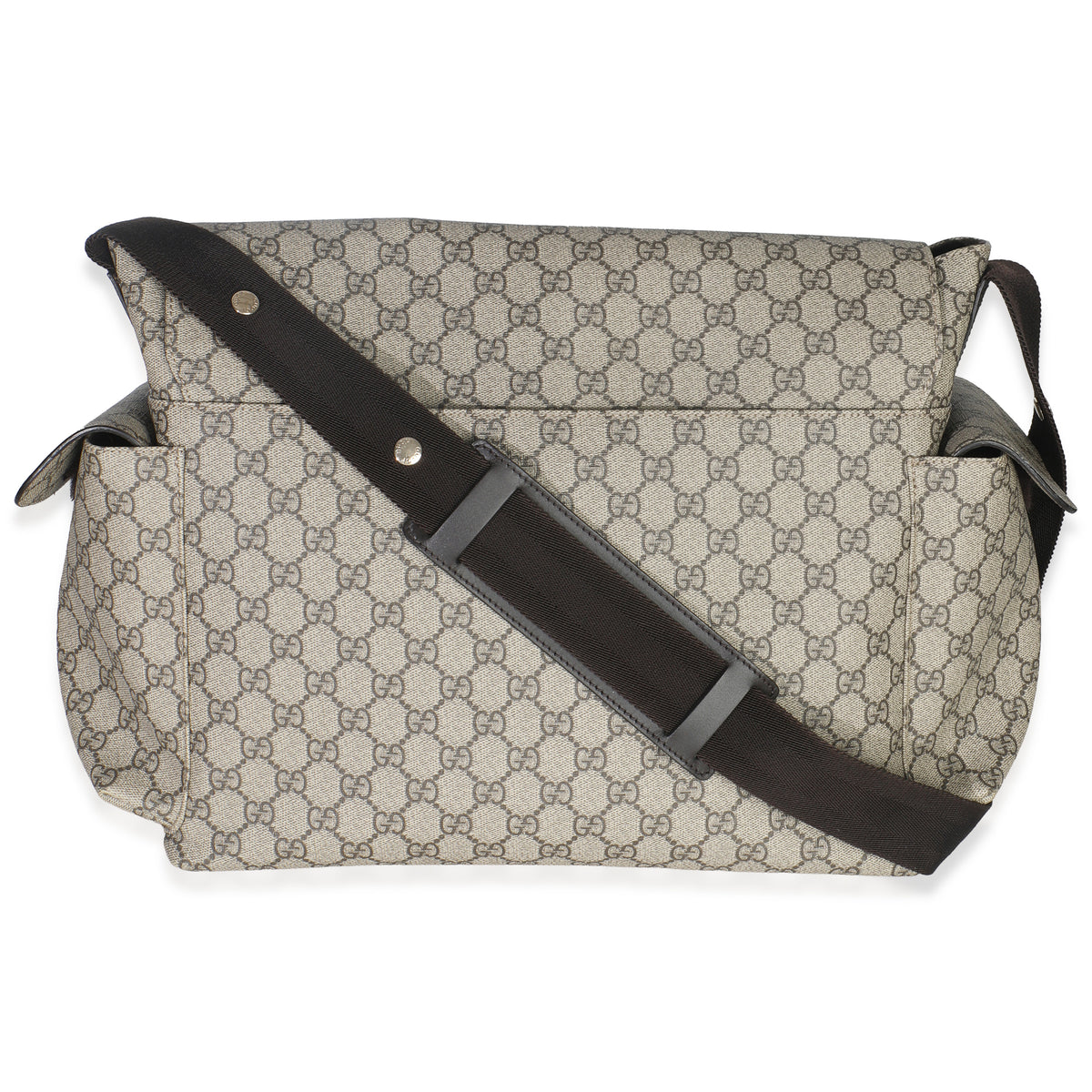 Beige GG Supreme Canvas Diaper Bag