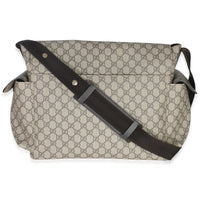 Beige GG Supreme Canvas Diaper Bag
