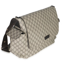 Beige GG Supreme Canvas Diaper Bag