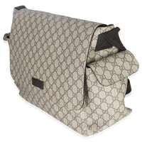 Beige GG Supreme Canvas Diaper Bag