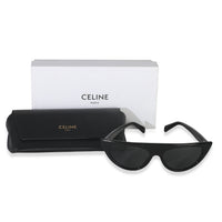 Celine Black Acetate Cat Eye Sunglasses bv